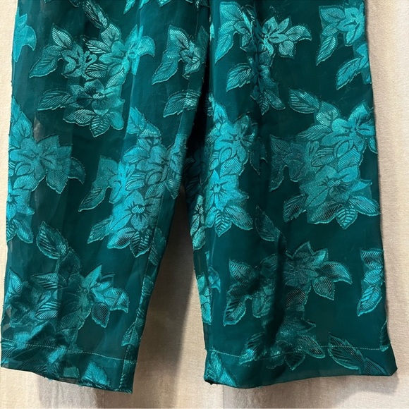 Victoria’s Secret Gold Label Mesh Floral Pants - Picture 2 of 8